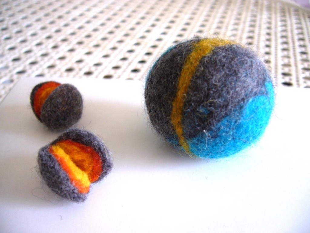 Felt balls